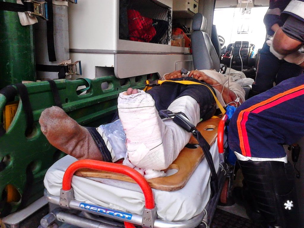 Ibicoara: Colisão entre carro e moto deixa ferido