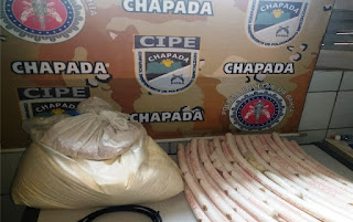 Cipe Chapada apreende 44 explosivos