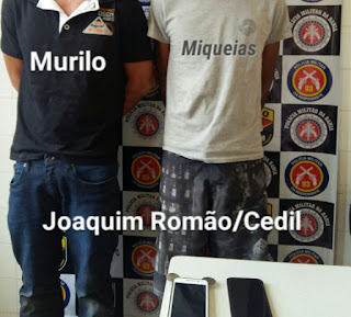 Polícia age rápido e prende dupla