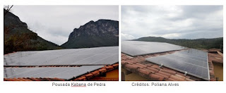 Energia sustentável em Pousada