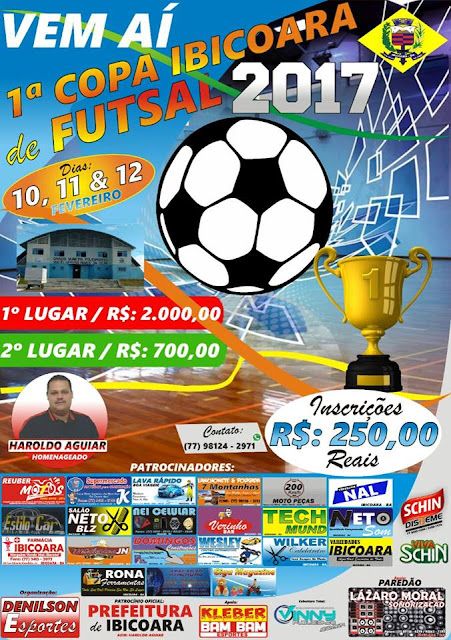 1ª Etapa da 1ª Copa Ibicoara de Futsal