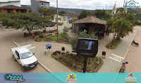 Praça da Matriz em Ibicoara recebe painel digital em Led