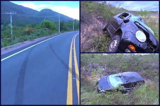 Uma pessoa morre e duas ficam feridas em acidente na Chapada Diamantina