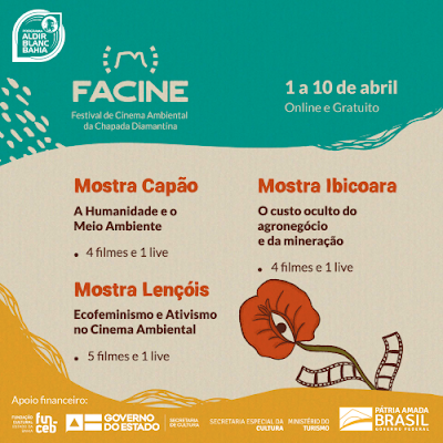 Chapada Diamantina recebe Festival de Cinema Ambiental de 1 a 10 de abril