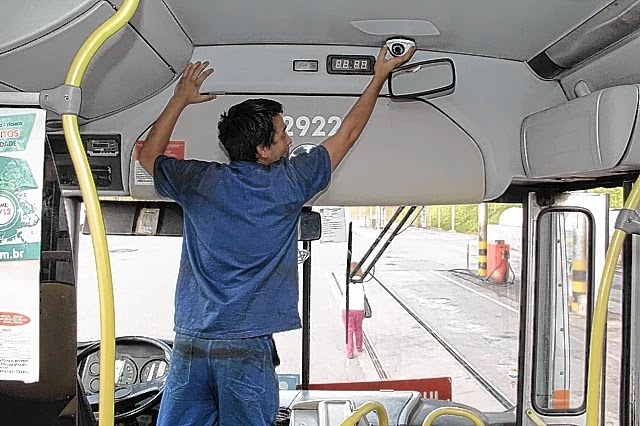 Sistema de monitoramento por câmeras irá auxiliar combate a assaltos em ônibus na Bahia