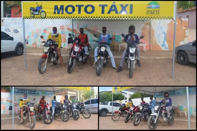 Após 10 anos de reivindicação, mototaxistas de Itaetê conseguem espaço para atuarem