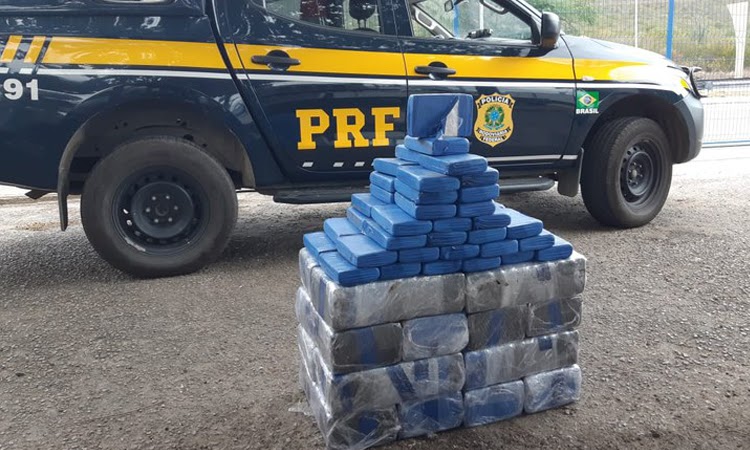 PRF apreendeu cloridrato de cocaína avaliado em R$ 34 milhões na BR-116, em Jaguaquara