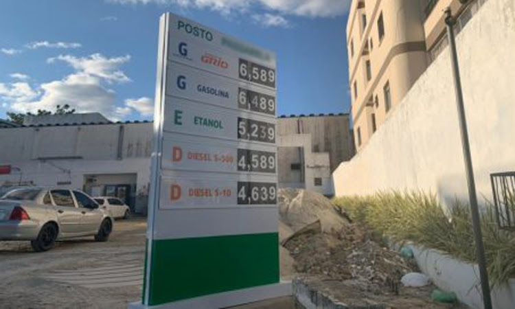 Gasolina chega a R$6,51 em Vitória da Conquista