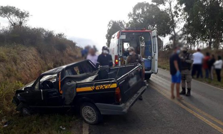 Grave acidente entre Poções e Bom Jesus da Serra deixa um morto e três feridos