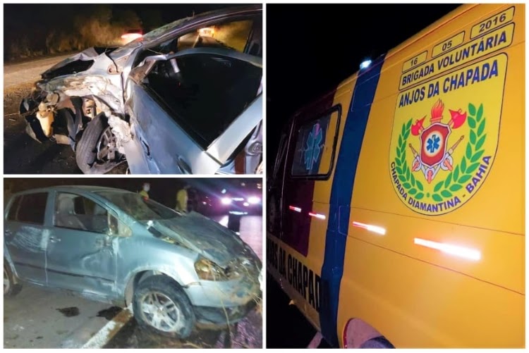 Colisão entre carro e carreta é registrada na Chapada Diamantina