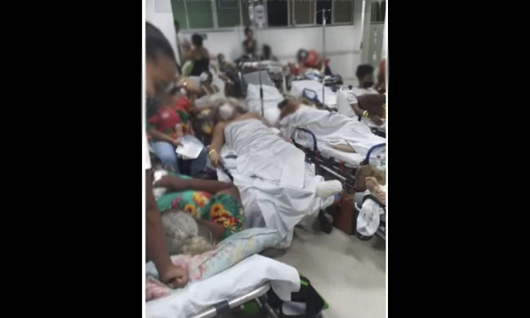 Pacientes reclamam de superlotação no Complexo Hospitalar de Vitória da Conquista
