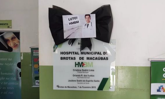 Médico é encontrado morto em sala de descanso no Hospital Municipal Caém