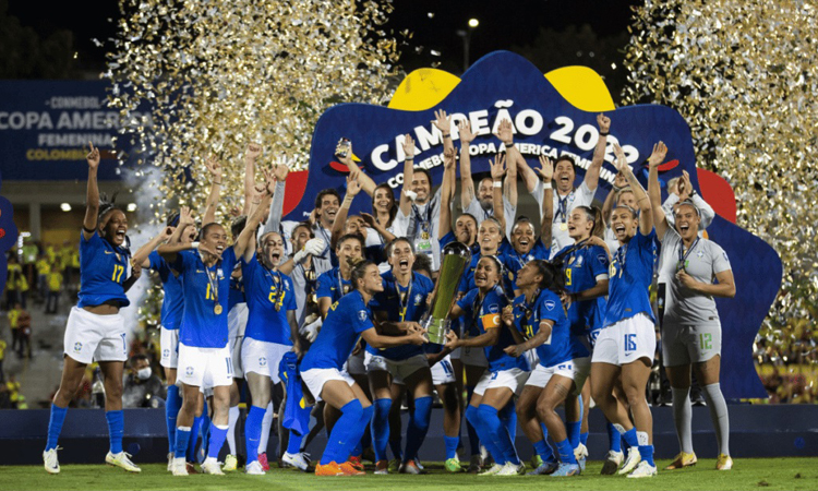 Seleção Brasileira vence a Colômbia e conquista a Copa América Feminina