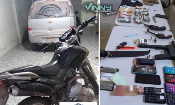 Polícia apreende armas de fogo e recupera dinheiro roubado na lotérica de Marcionílio Souza