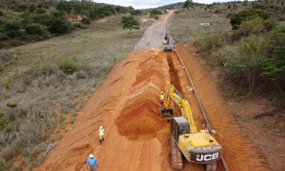 Obras do projeto Gás Sudoeste já alcançam mais de 170 km de extensão