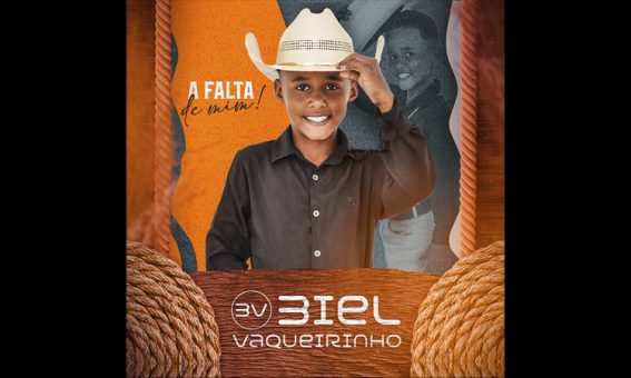 Biel Vaquirinho é o primeiro cantor mirim à atingir a marca de 127k entre visualizações e downloads no Acervo News