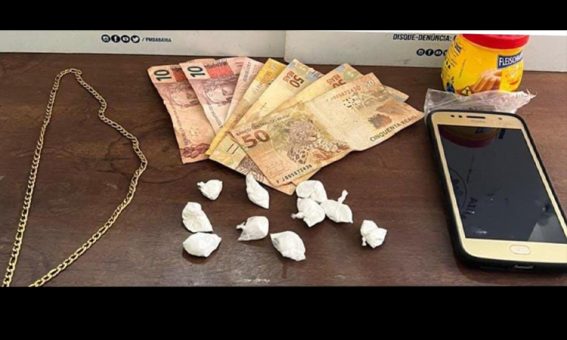 Cipe Central apreende drogas e dinheiro em Tanhaçu