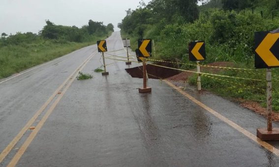 Seinfra registra ocorrências em estradas baianas em decorrência das chuvas