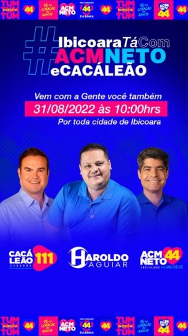 Eleições 2022: Confira imagens do candidato ACM Neto em Ibicoara