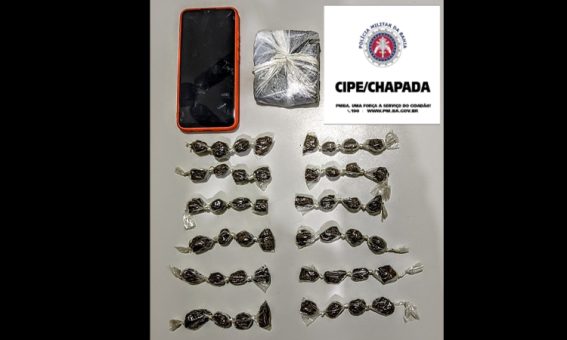 Homem é preso por tráfico de drogas em Itaetê, na Chapada Diamantina