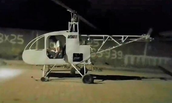 Morador de Capim Grosso constrói helicóptero e garante que vai levantar voo