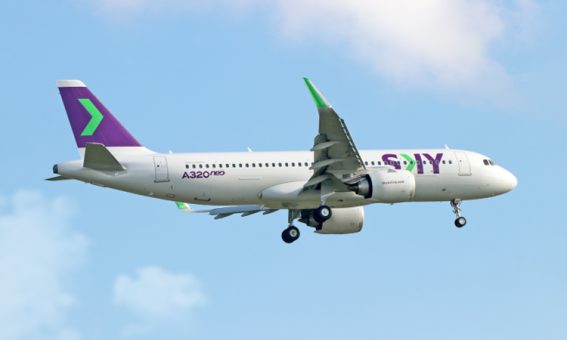 SKY Airline lança voos do Uruguai e Chile para a Bahia