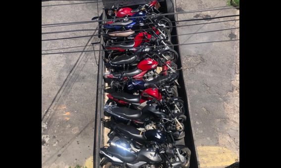 Operação da 4ª CIPM resulta na apreensão de mais de 10 motocicletas após denúncia de moradores