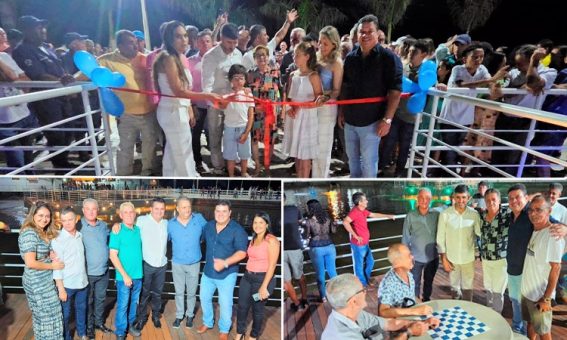 Deputado Marquinho Viana prestigia inauguração da revitalização da Lagoa Rodrigo Alves em Cordeiros