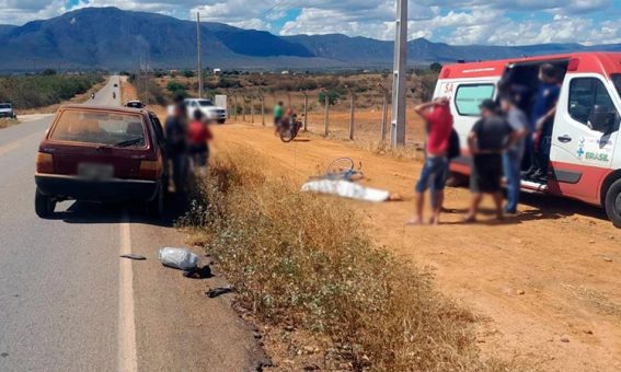 Ciclista morre após ser atropelado por carro na região da Chapada Diamantina