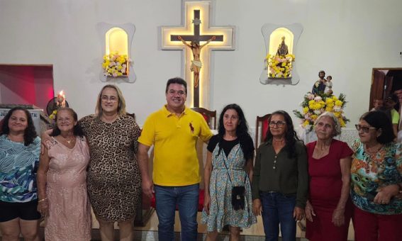 Marquinho Viana participa de missa e festejos no povoado de Monteiro, em Livramento de Nossa Senhora