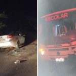 Acidente entre carro e ônibus com estudantes deixa quatro mortos na Chapada Diamantina